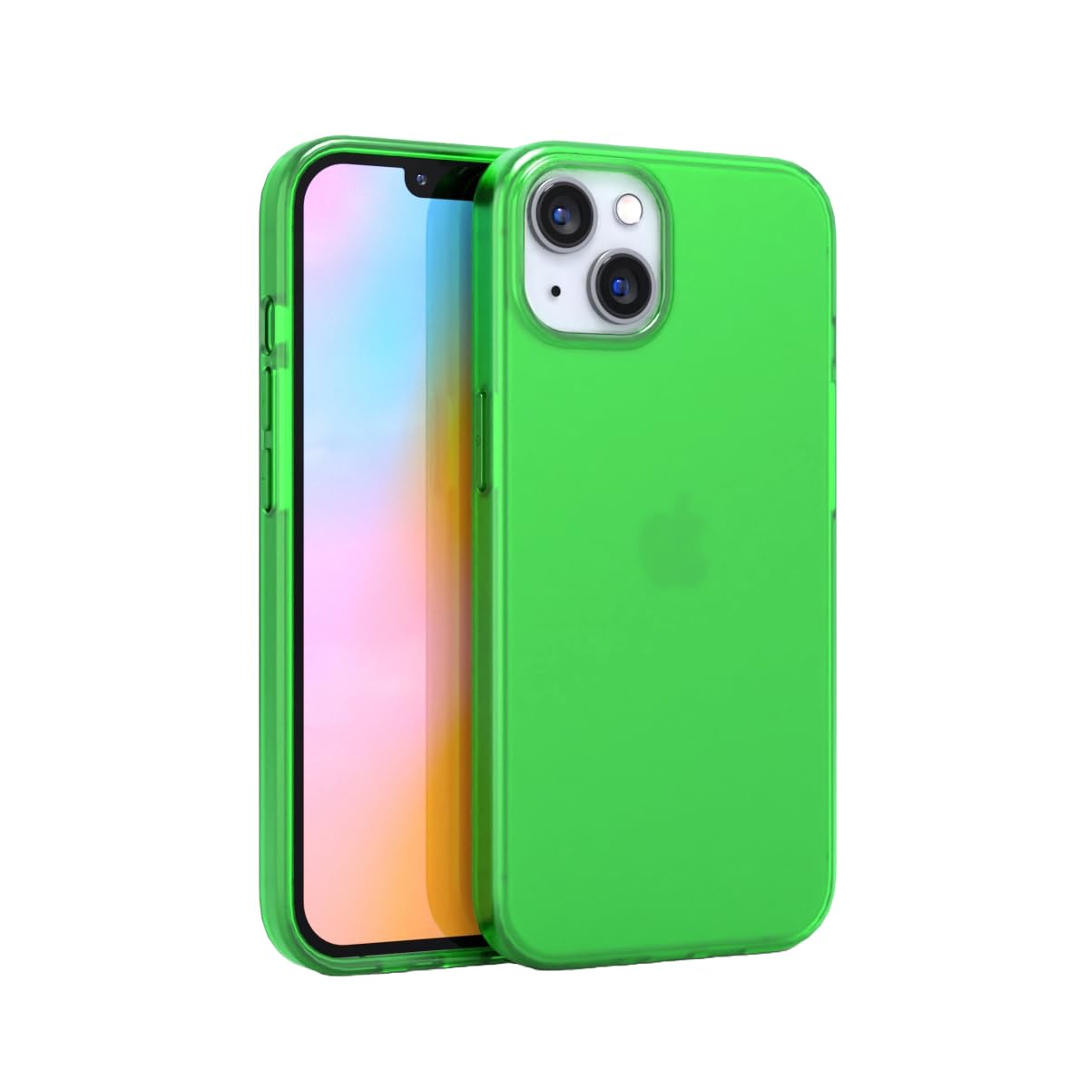 Amazon.com: FELONY CASE - iPhone 13/iPhone 14 Neon Green Clear